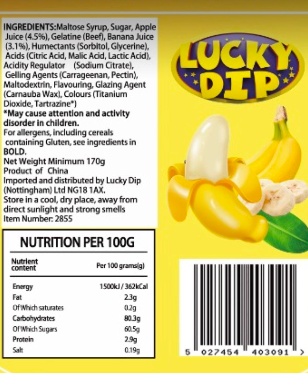 Banana Peel Gummy – Twist, Peel & Taste 🍌| 170g Pack