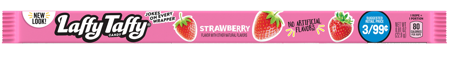 Strawberry Laffy Taffy Rope 23g