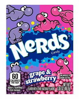 Grape & Strawberry Nerds Mini Box 46.7g