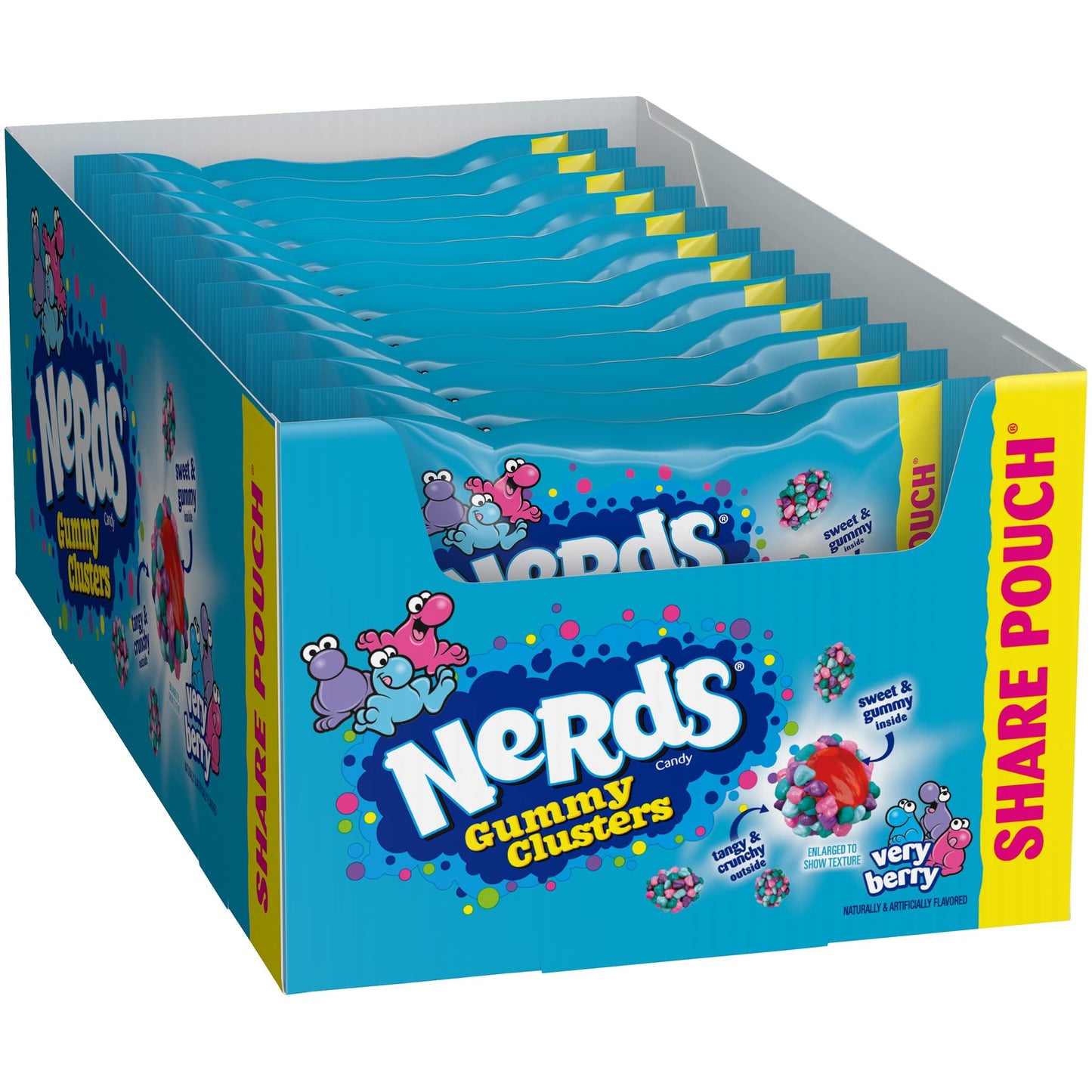 Nerds Very Berry Gummy Clusters Mini Bag 85g
