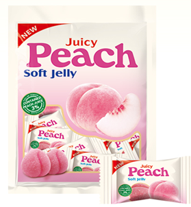 Peach Juicy Fruit Soft Gummy | 100g Display Box