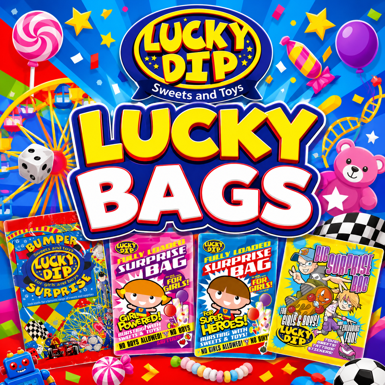 Lucky Bags: Unbox the Unexpected!