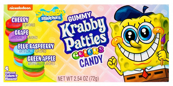 Krabby Patties Colours Theatre Box 72g