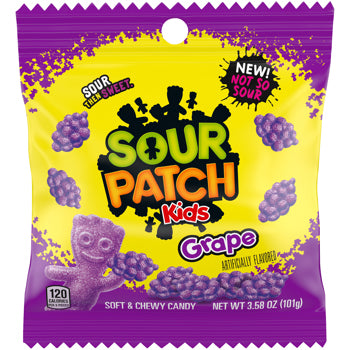 Sour Patch Kids Grape Peg Bag 101g