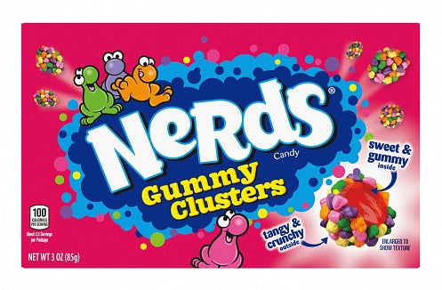 Nerds Rainbow Gummy Clusters Theatre Box 84g