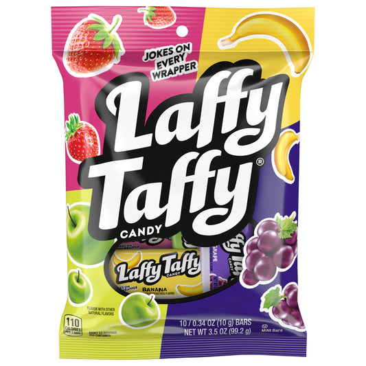 Laffy Taffy Mini Chews Peg Bag 99g