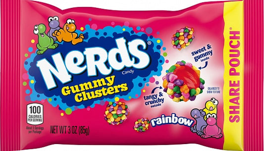 Nerds Rainbow Gummy Clusters Mini Bag 85g