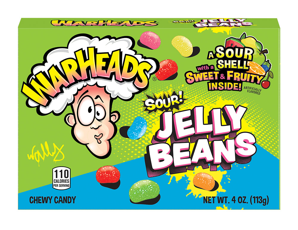 Warheads Sour Jelly Beans Theatre Box 113g