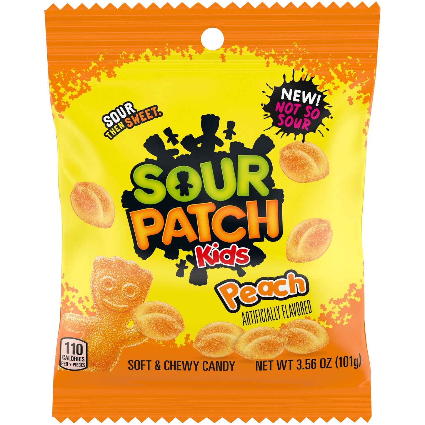 Sour Patch Kids Peach Peg Bag 102g