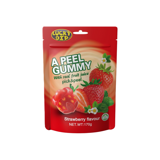 Strawberry Peel Gummy - – Berry Sweet Fun 🍓| Display