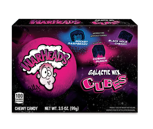 Warheads Galactic Cubes Theatre Box 99g