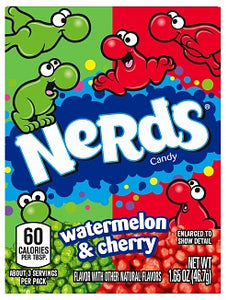 Watermelon & Cherry Nerds Box 46.7g Display of 36