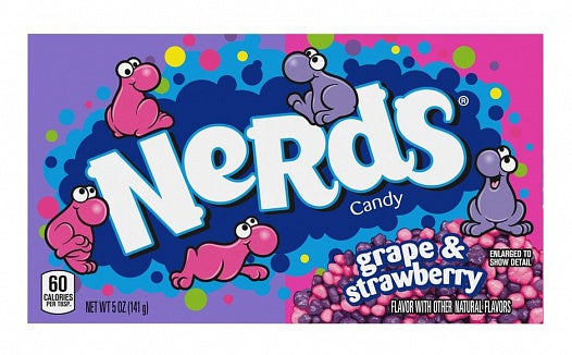 Strawberry & Grape Nerds Theatre Box 141g