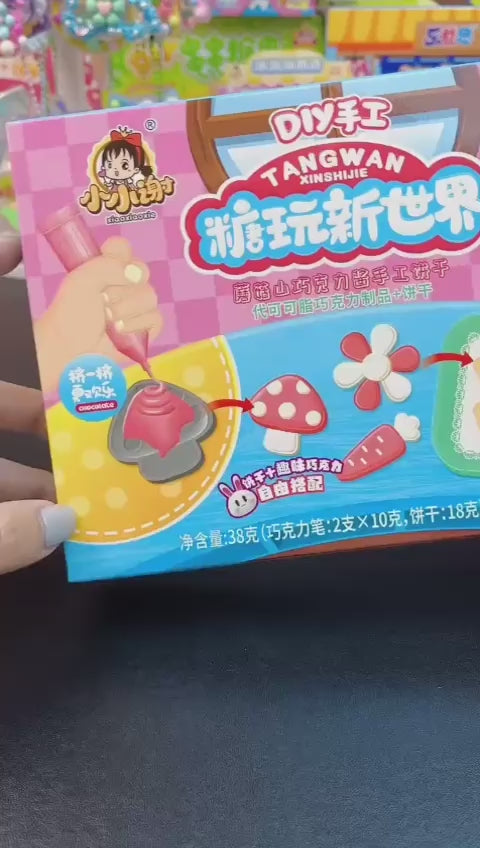 Create Your Own Biscuit & Chocolate Decoration Kit – Dip & Design 🍄