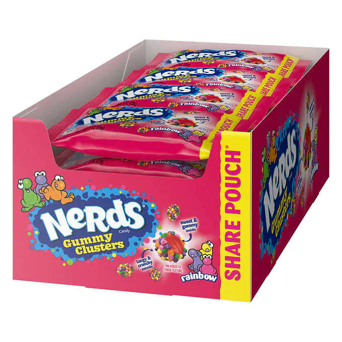Nerds Rainbow Gummy Clusters Mini Bag 85g