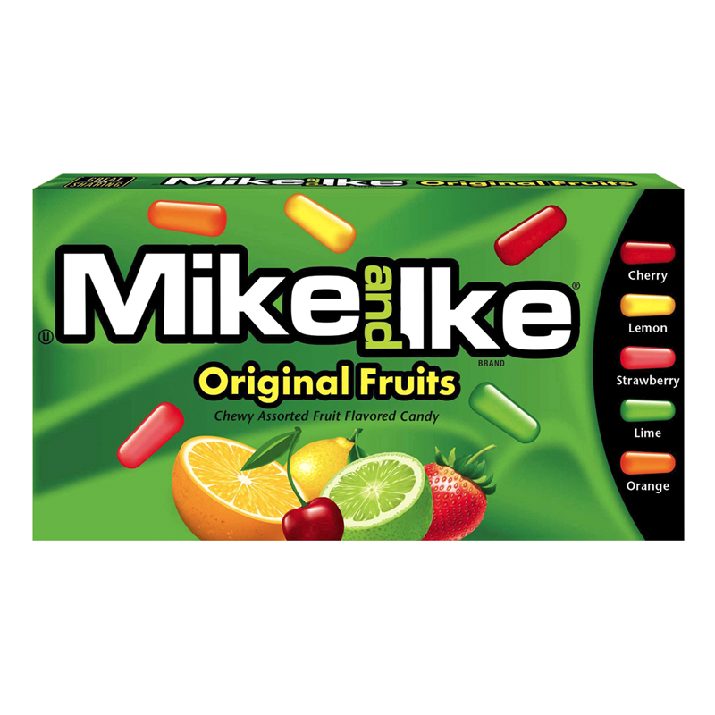 Mike & Ike Theatre Box Original 5oz Case of 12