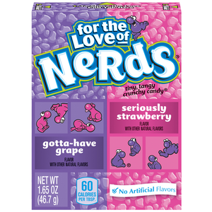 Grape & Strawberry Nerds Box 1.65oz (46.7G)